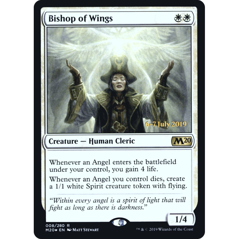 Bishop of Wings [Core Set 2020 Prerelease Promos]