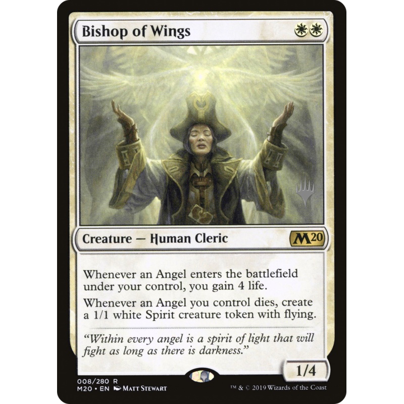 Bishop of Wings (Promo Pack) [Core Set 2020 Promos]