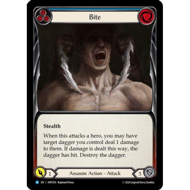 Bite (Blue) (HNT019) Rainbow Foil – The Hunted