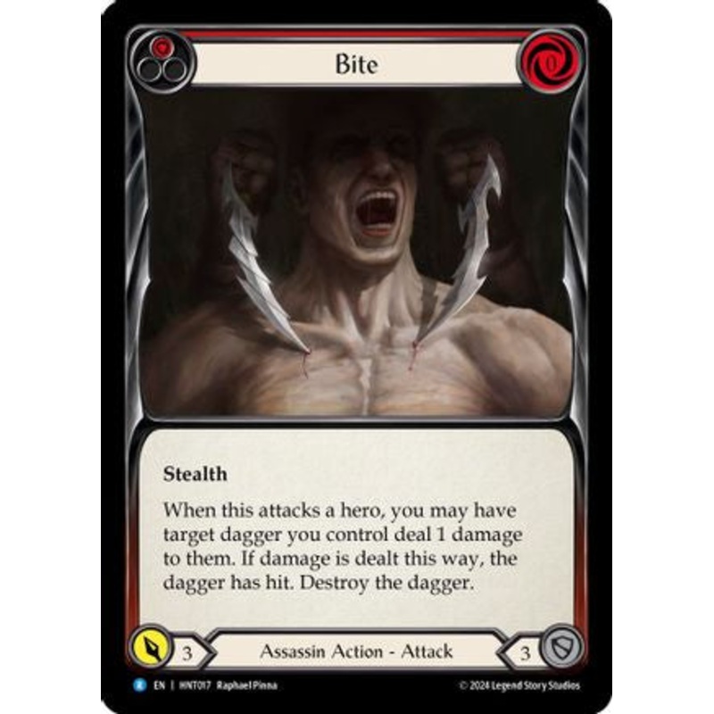 Bite (Red) (HNT017) Rainbow Foil – The Hunted