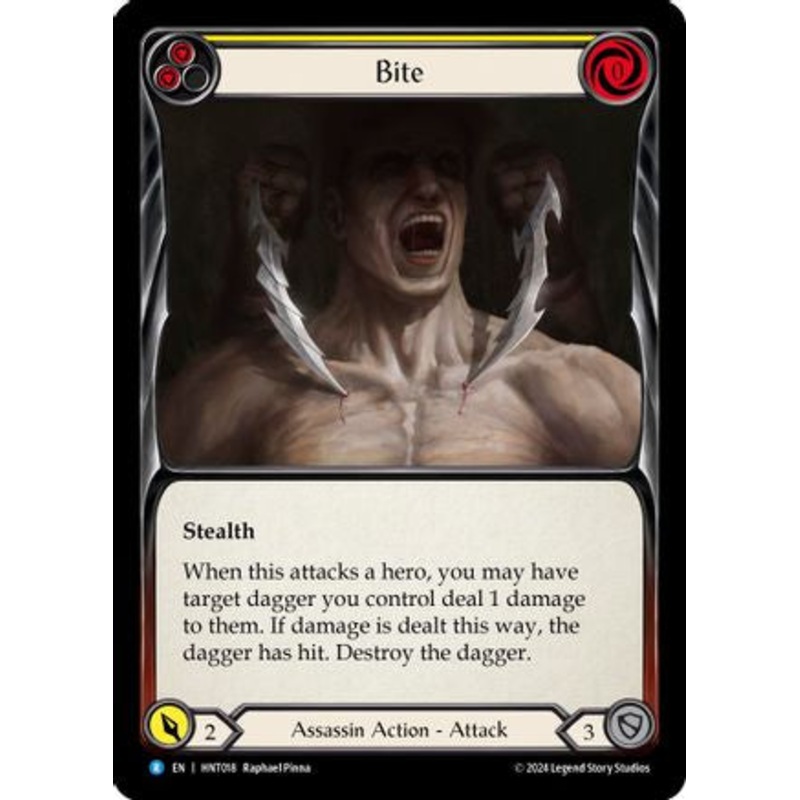 Bite (Yellow) (HNT018) Rainbow Foil – The Hunted
