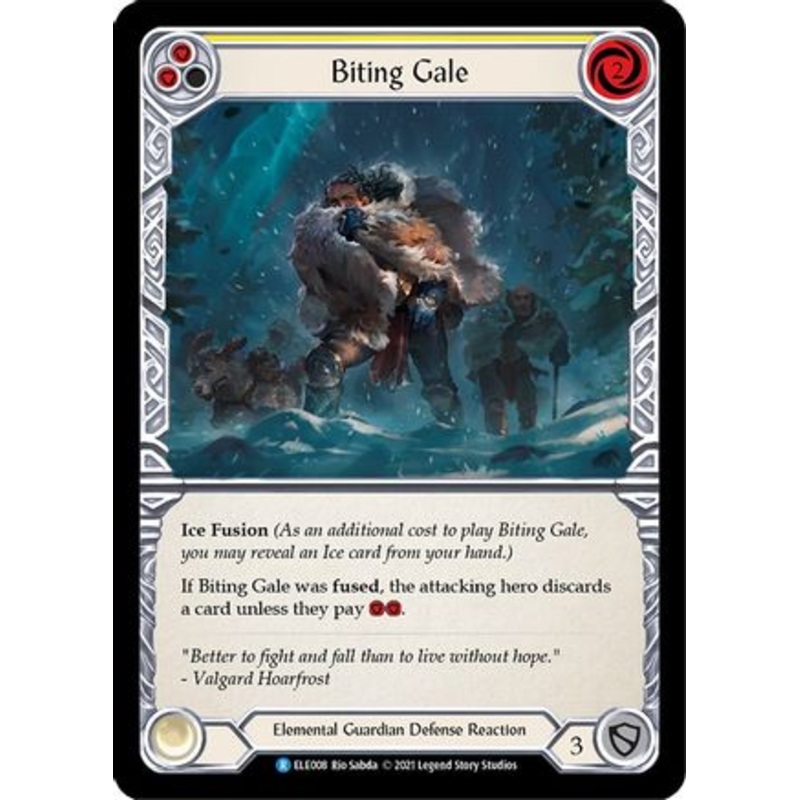 Biting Gale (Yellow) (ELE008) Unlimited Edition  – Tales of Aria