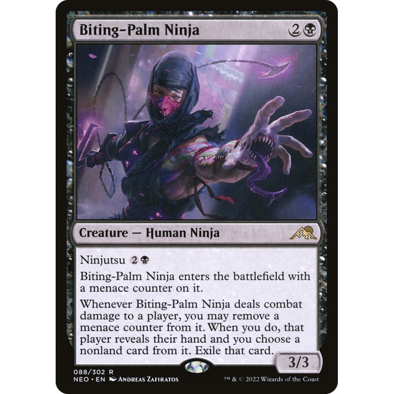 Biting-Palm Ninja [Kamigawa: Neon Dynasty]