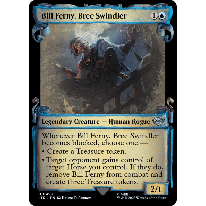 Bill Ferny, Bree Swindler [The Lord of the Rings: Tales of Middle-Earth Showcase Scrolls] Foil