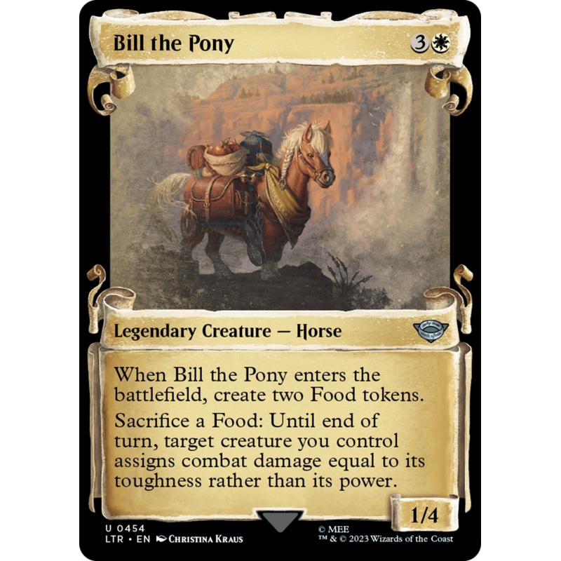 Bill the Pony [The Lord of the Rings: Tales of Middle-Earth Showcase Scrolls] Foil