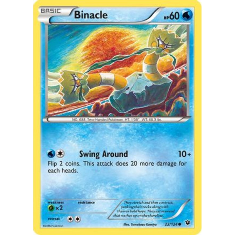 Binacle (22/124) [XY: Fates Collide] Reverse Holofoil