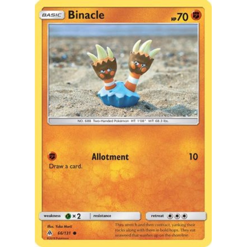 Binacle (66/131) [Sun & Moon: Forbidden Light] Reverse Holofoil