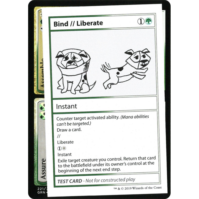 Bind // Liberate (2021 Edition) [Mystery Booster Playtest Cards]