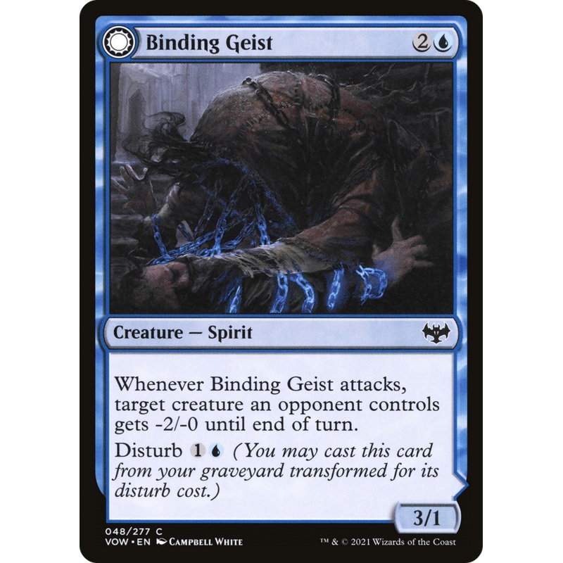 Binding Geist // Spectral Binding [Innistrad: Crimson Vow] Foil