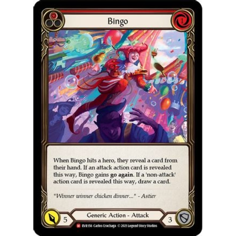 Bingo (EVR156) 1st Edition Rainbow Foil – Everfest
