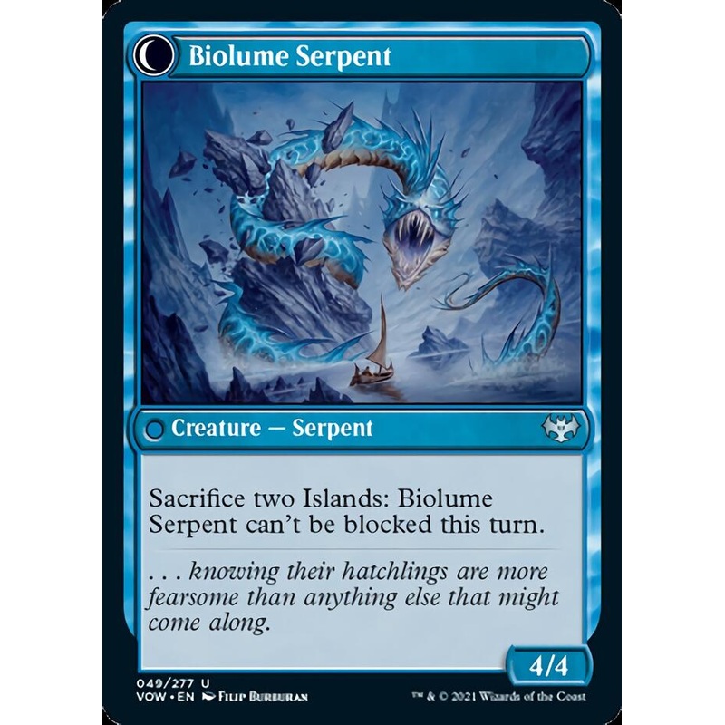 Biolume Egg // Biolume Serpent [Innistrad: Crimson Vow]