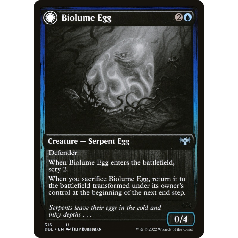 Biolume Egg // Biolume Serpent [Innistrad: Double Feature]