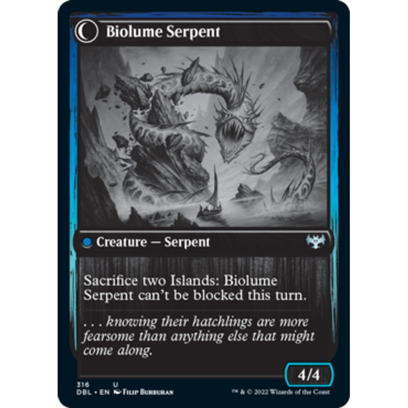 Biolume Egg // Biolume Serpent [Innistrad: Double Feature] Foil