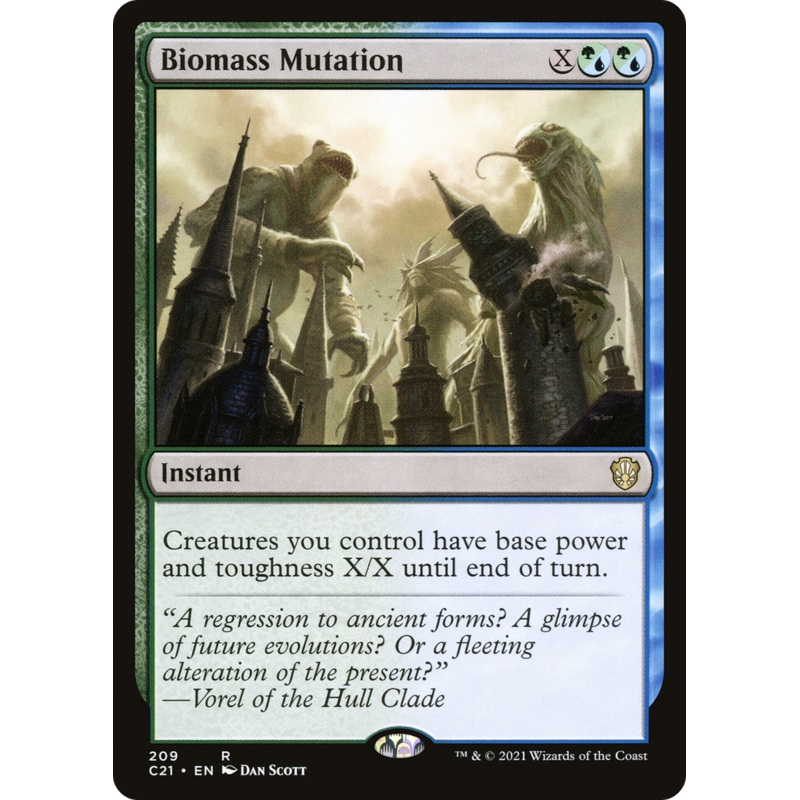 Biomass Mutation [Commander 2021]