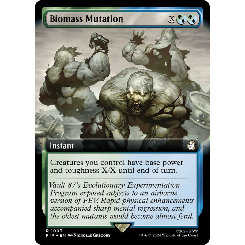 Biomass Mutation: (Extended Art) Foil (1003)