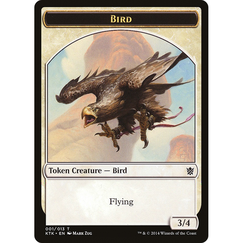 Bird (001) – Khans of Tarkir Tokens