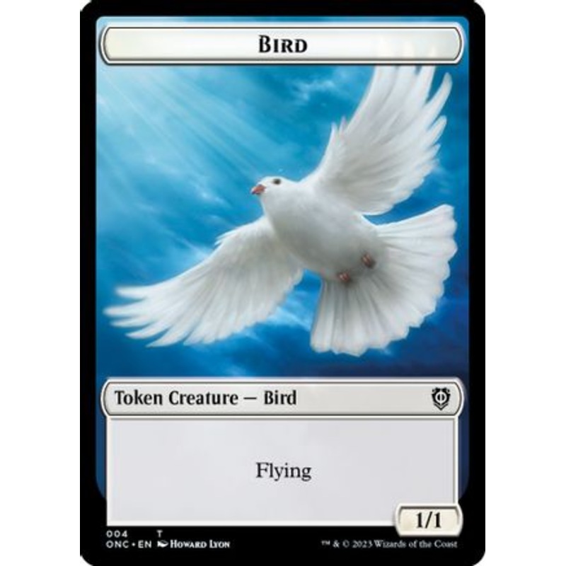 Bird // Cat Double-sided Token () – Commander: Phyrexia: All Will Be One