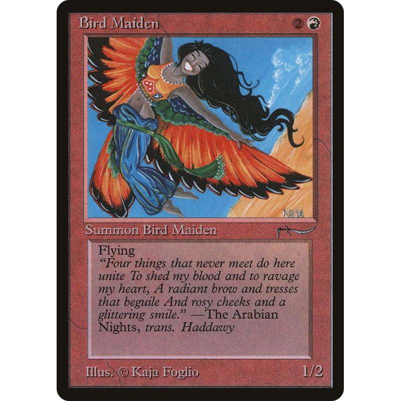 Bird Maiden (Dark Mana Cost) [Arabian Nights]