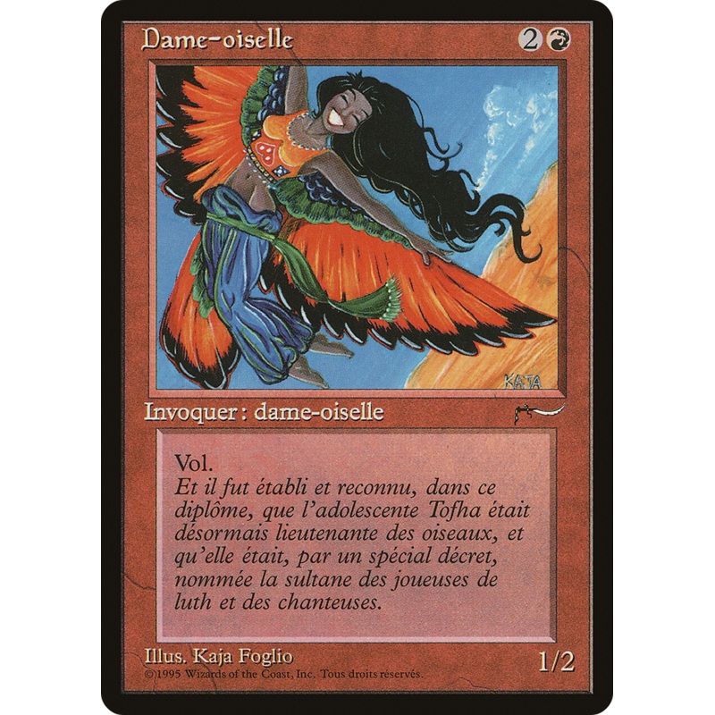 Bird Maiden (French) – “Dame-oiselle” [Renaissance]