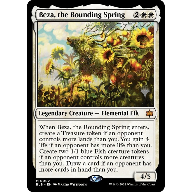 Beza, the Bounding Spring (Promo Pack) [Bloomburrow Promos]
