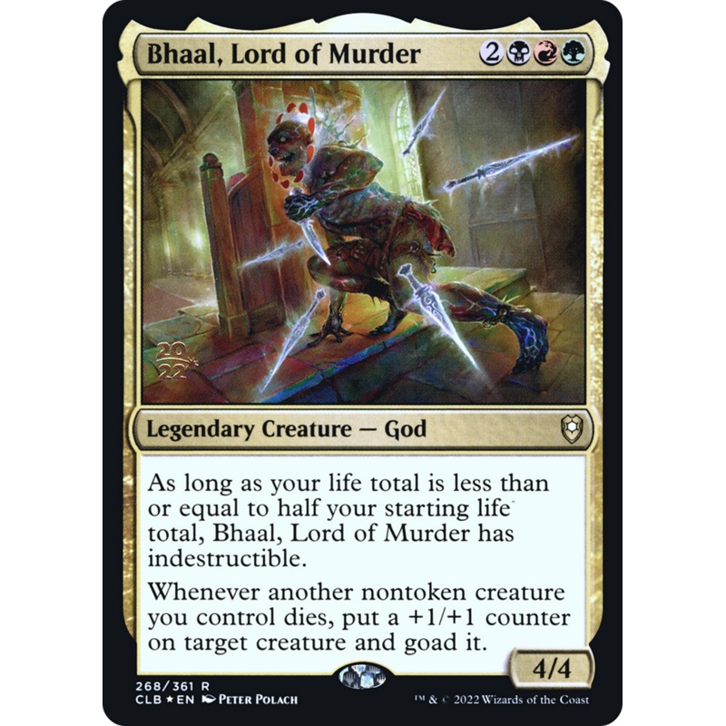 Bhaal, Lord of Murder [Commander Legends: Battle for Baldur’s Gate Prerelease Promos]