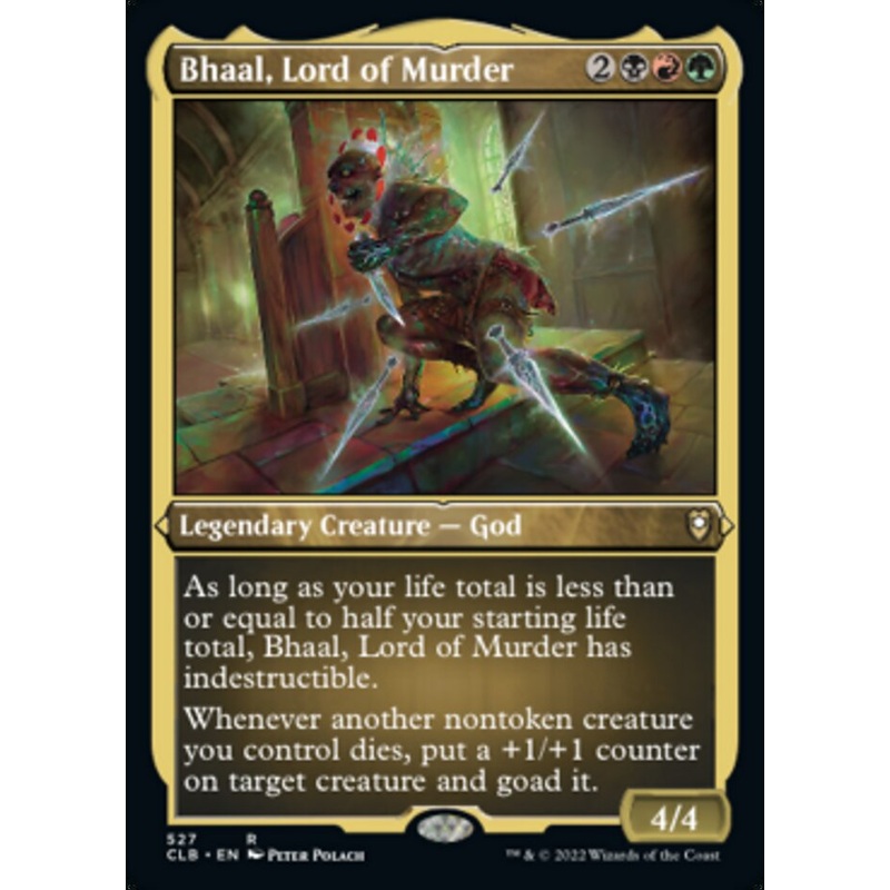 Bhaal, Lord of Murder (Foil Etched) [Commander Legends: Battle for Baldur’s Gate]