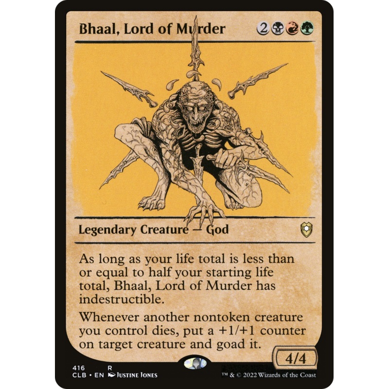Bhaal, Lord of Murder (Showcase) [Commander Legends: Battle for Baldur’s Gate]