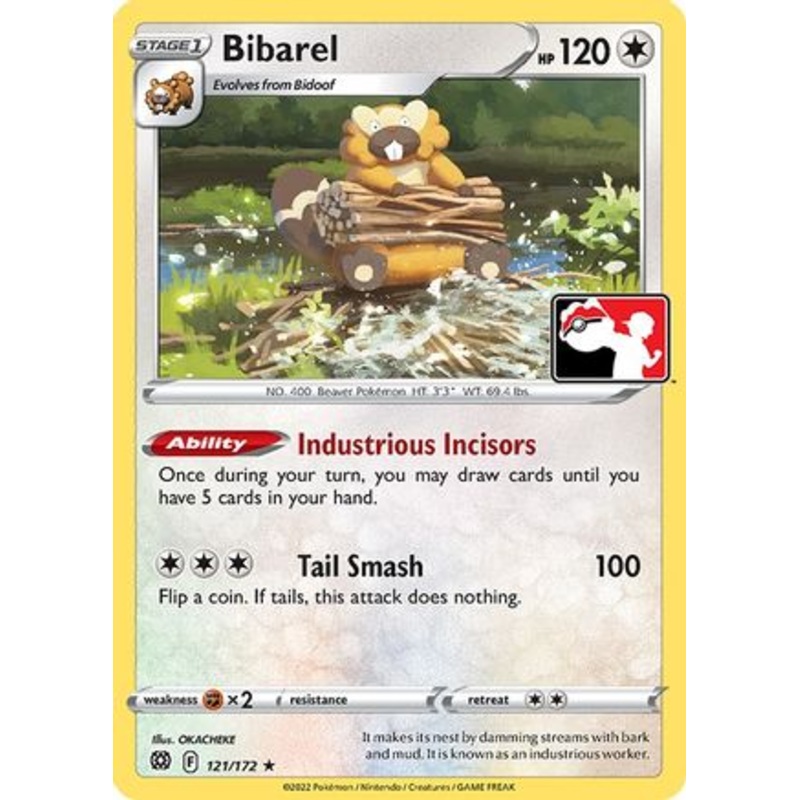 Bibarel (121/172) [Prize Pack Series Two]