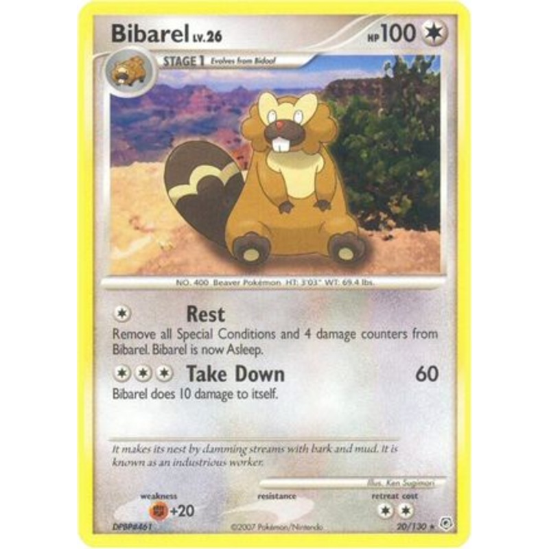 Bibarel (20/130) [Diamond & Pearl: Base Set]