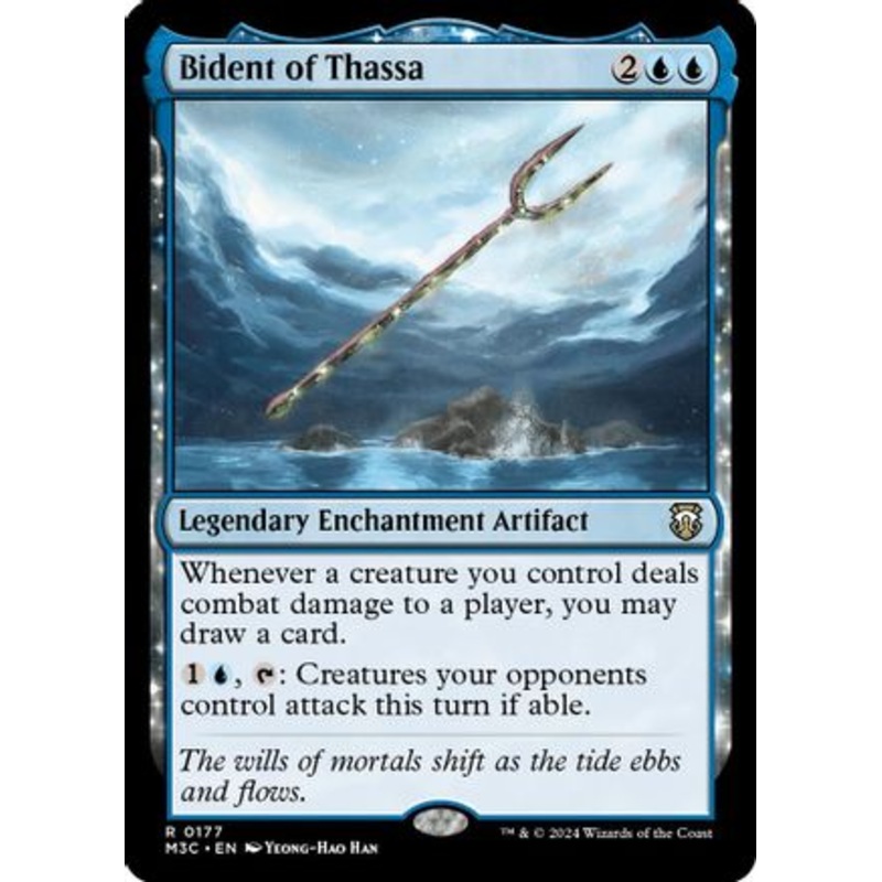 Bident of Thassa (Ripple Foil) (177) Foil