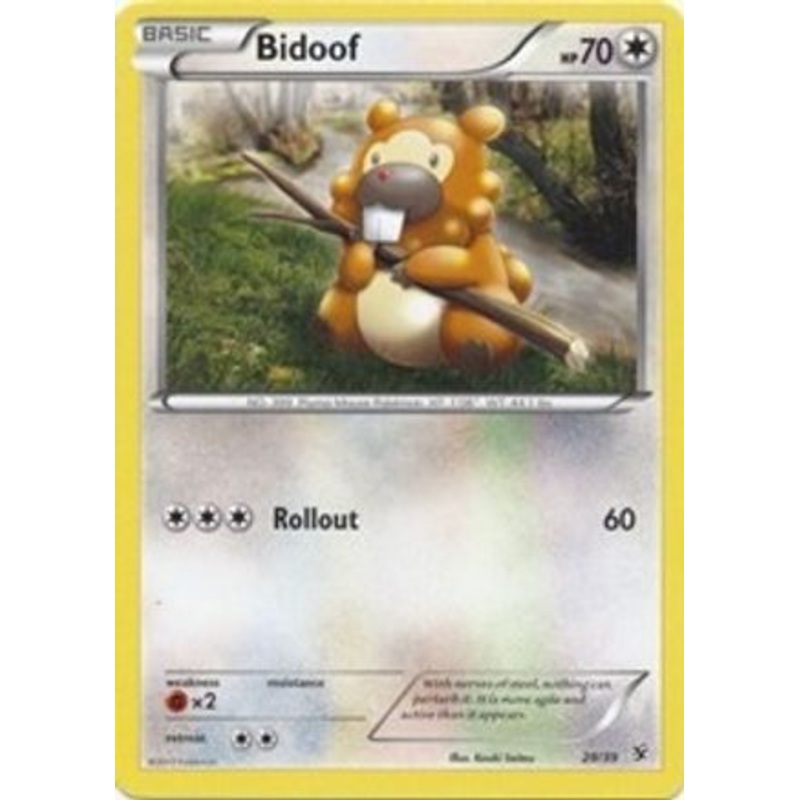 Bidoof (29/39) [XY: Kalos Starter Set]