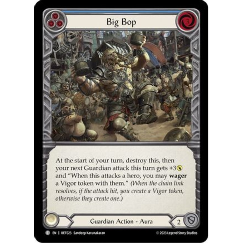 Big Bop (Blue) (BET023) – Blitz Deck: Heavy Hitters – Betsy