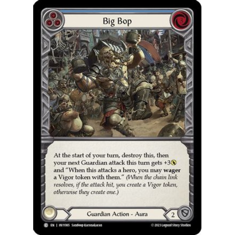Big Bop (Blue) (HVY085) Rainbow Foil – Heavy Hitters
