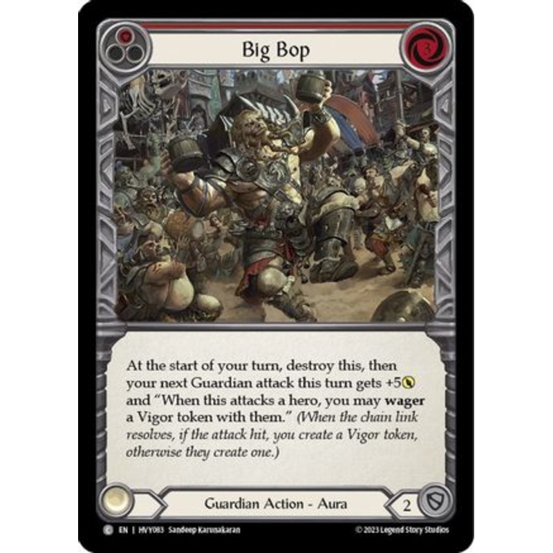 Big Bop (Red) (HVY083) Rainbow Foil – Heavy Hitters
