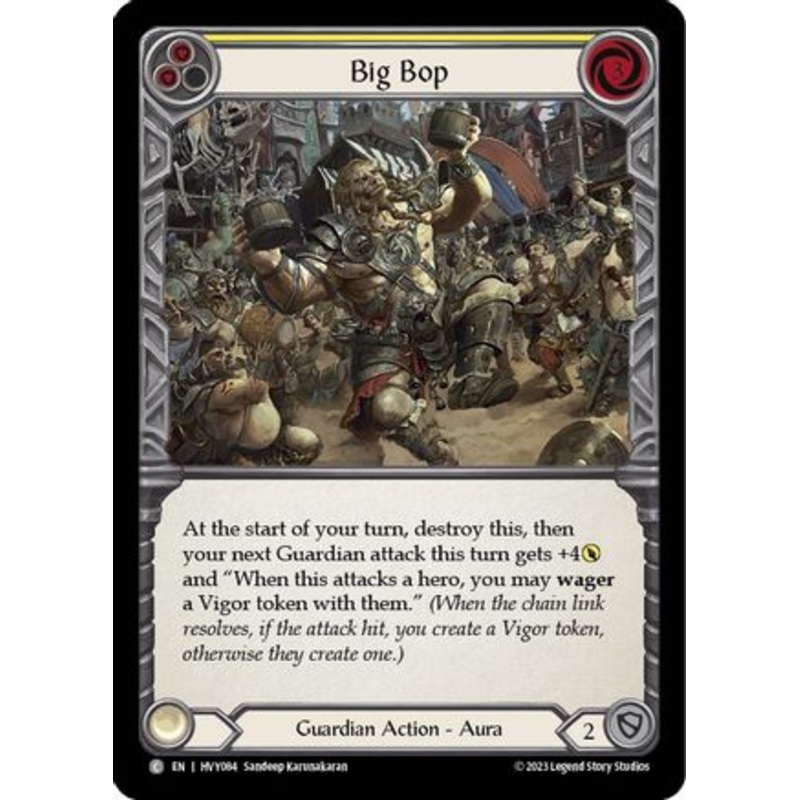 Big Bop (Yellow) (HVY084) Rainbow Foil – Heavy Hitters