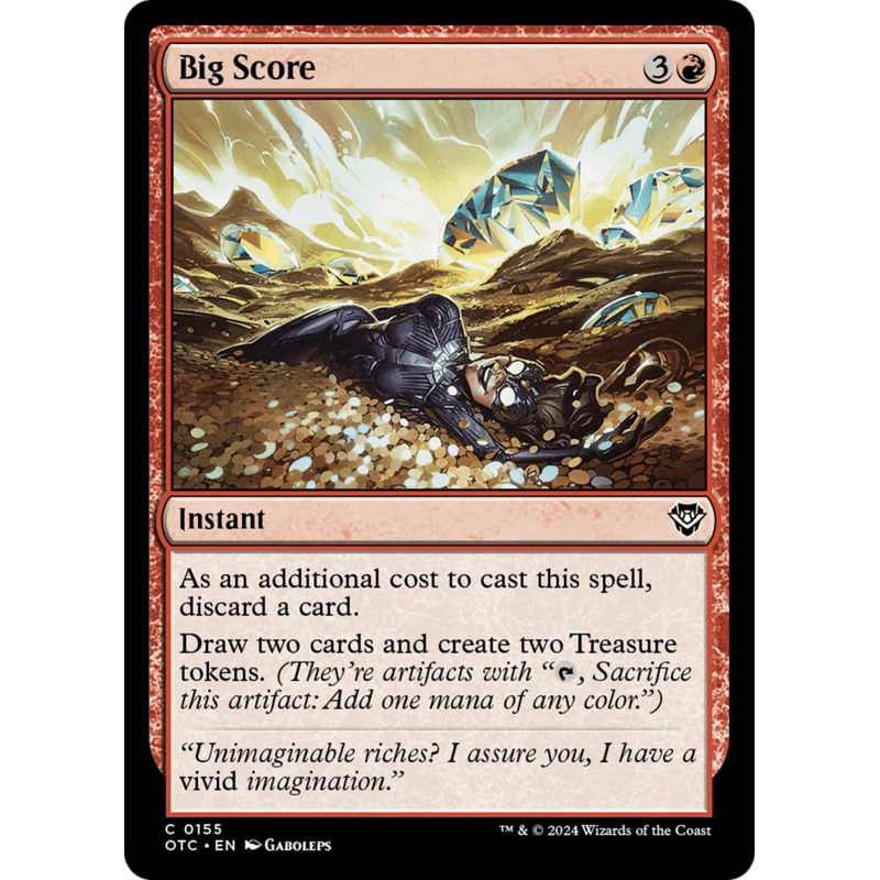 Big Score [Outlaws of Thunder Junction Commander]