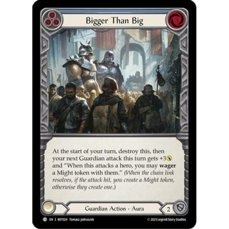 Bigger Than Big (Blue) (BET024) – Blitz Deck: Heavy Hitters – Betsy