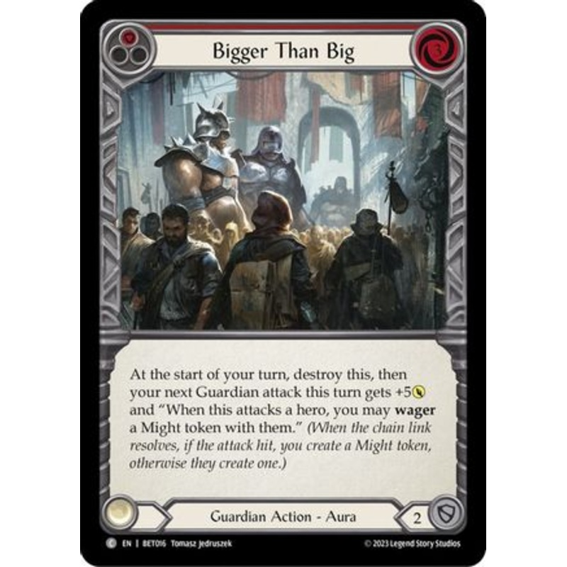 Bigger Than Big (Red) (BET016) – Blitz Deck: Heavy Hitters – Betsy
