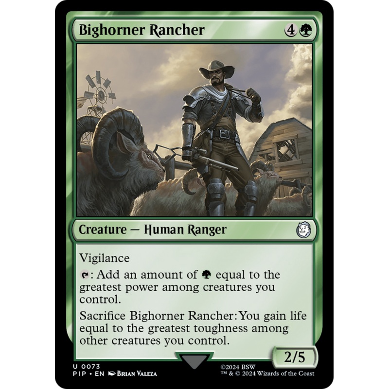 Bighorner Rancher [Fallout] Foil