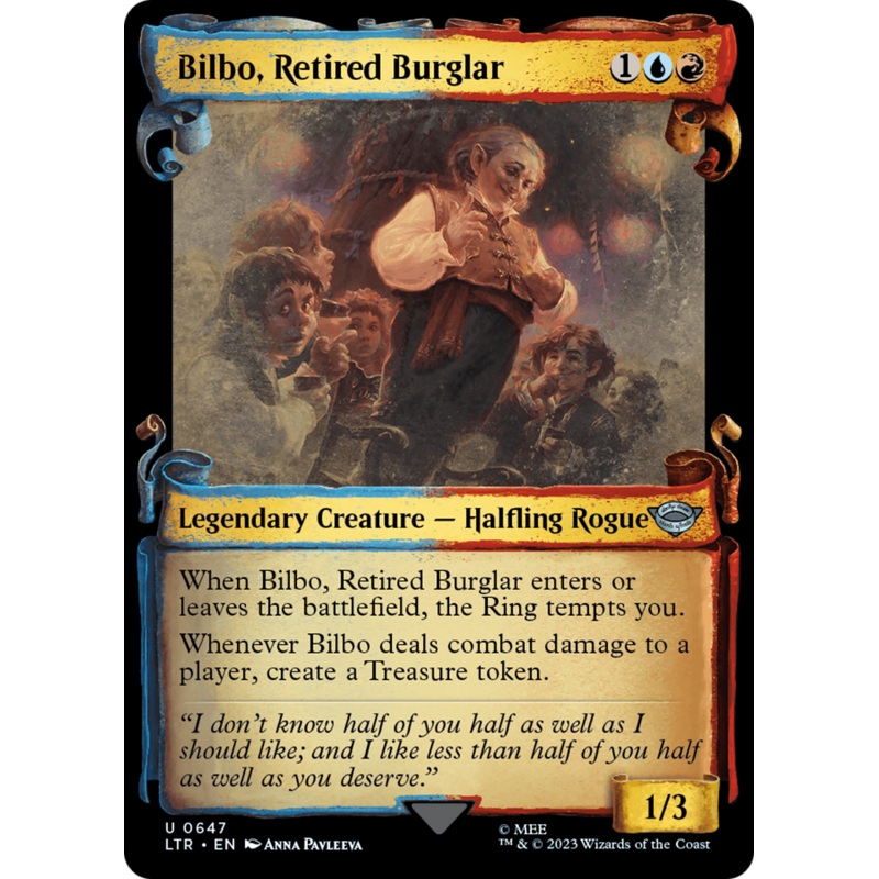 Bilbo, Retired Burglar [The Lord of the Rings: Tales of Middle-Earth Showcase Scrolls]
