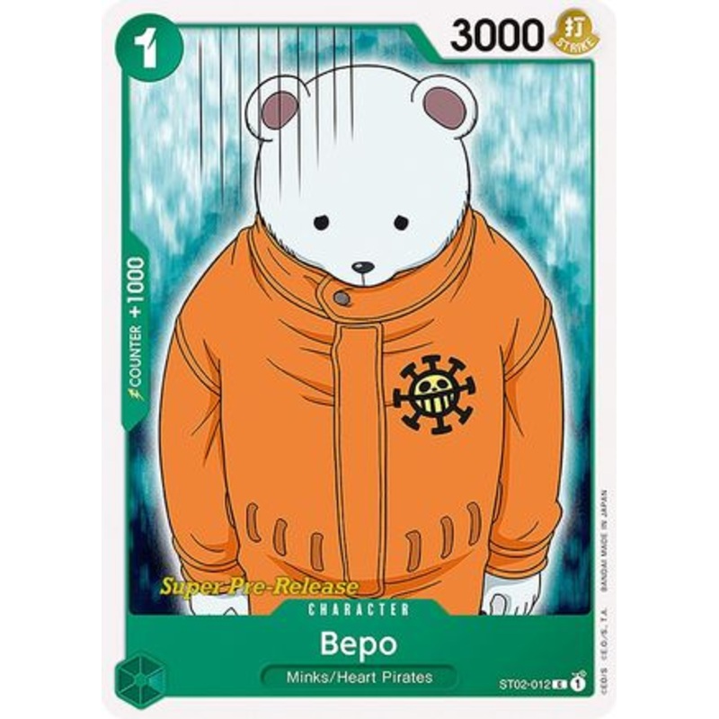 Bepo (ST02-012) Super Pre-Release Cards