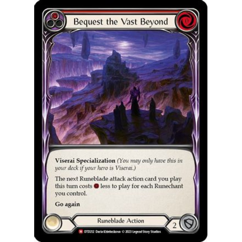 Bequest the Vast Beyond (DTD212) Rainbow Foil – Dusk till Dawn