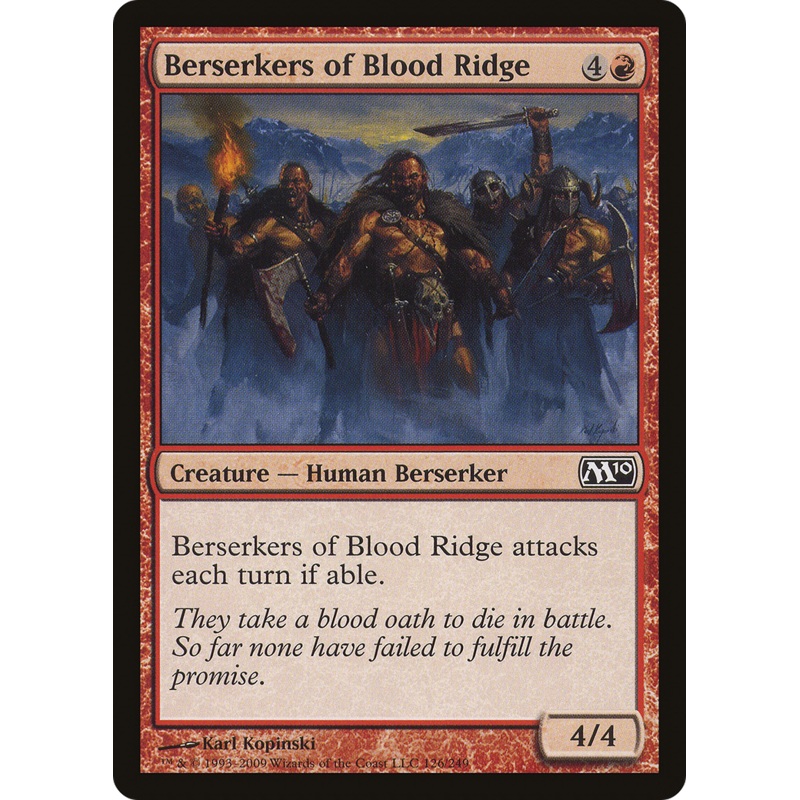 Berserkers of Blood Ridge [Magic 2010]