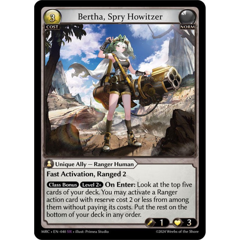 Bertha, Spry Howitzer (040) [Mercurial Heart] Foil