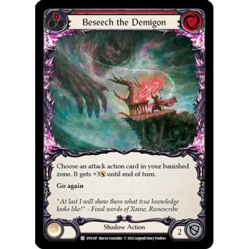 Beseech the Demigon (Red) (DTD187) – Dusk till Dawn
