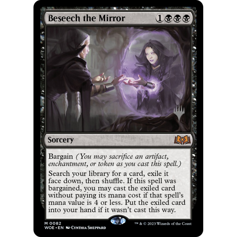 Beseech the Mirror (Promo Pack) [Wilds of Eldraine Promos] Foil