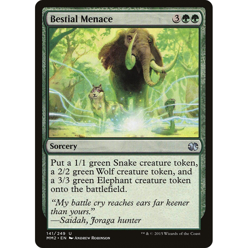 Bestial Menace [Modern Masters 2015]