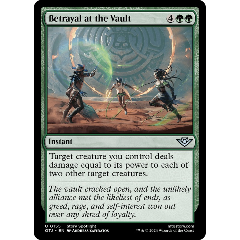 Betrayal at the Vault [Outlaws of Thunder Junction] Foil