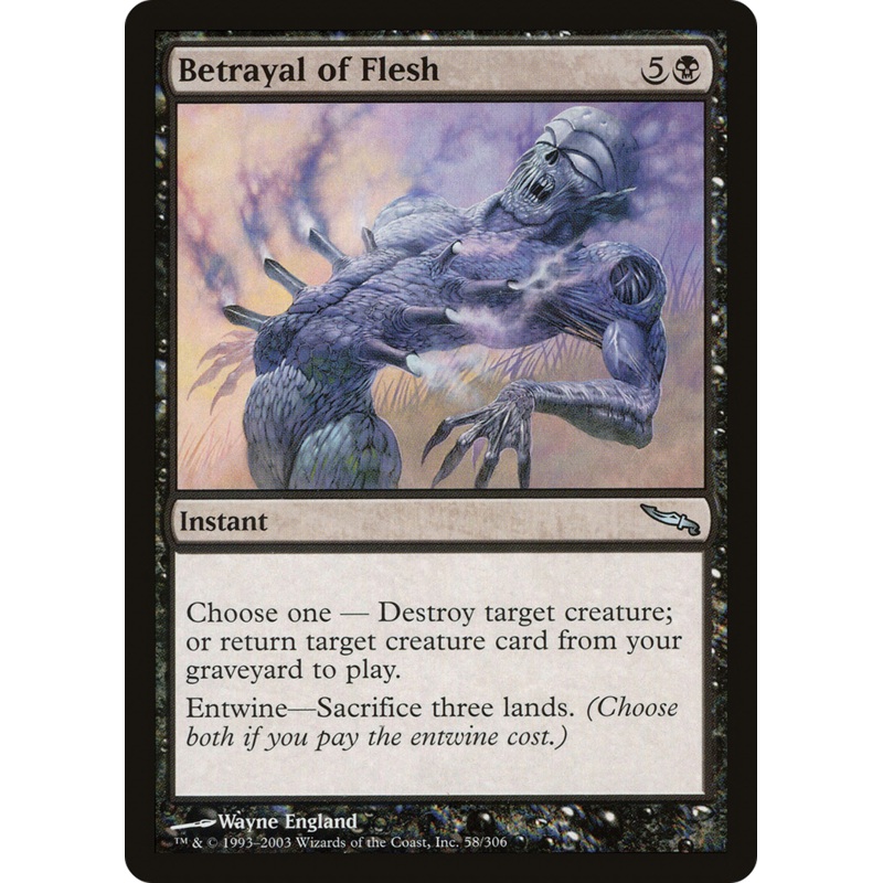 Betrayal of Flesh [Mirrodin]