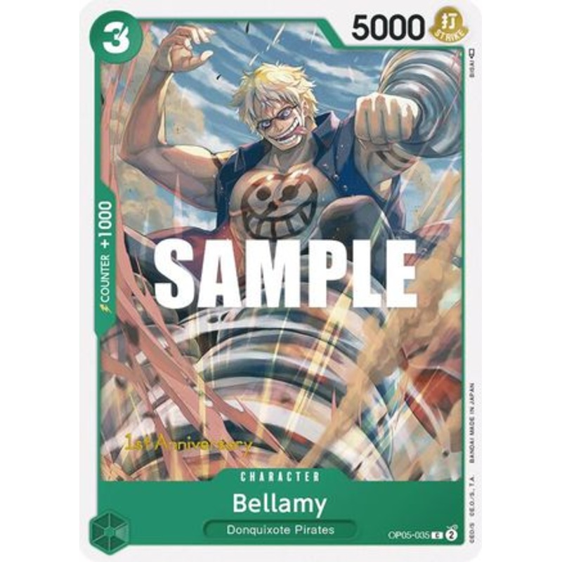 Bellamy (OP05-035) 1st Anniversary Tournament Cards